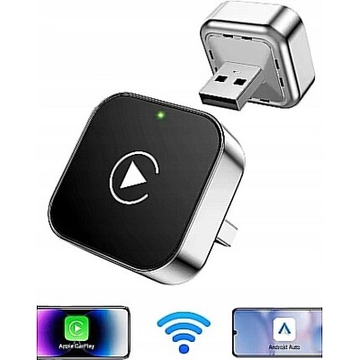 Adaptér Carlinkit Mini Ultra 5 bezdrátový CarPlay a Android Auto
