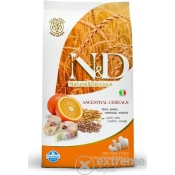 N&D Ancestral Grain Low Grain Dog Adult Codfish & Orange 0,8 kg