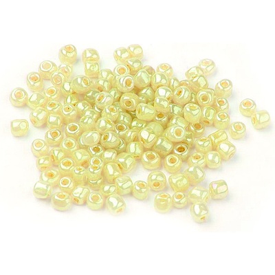 Korálky Rokajl 2mm 20g - perleťové žlté