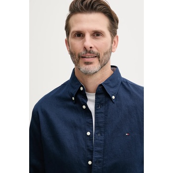 Tommy Hilfiger Риза с лен Tommy Hilfiger (MW0MW40702)