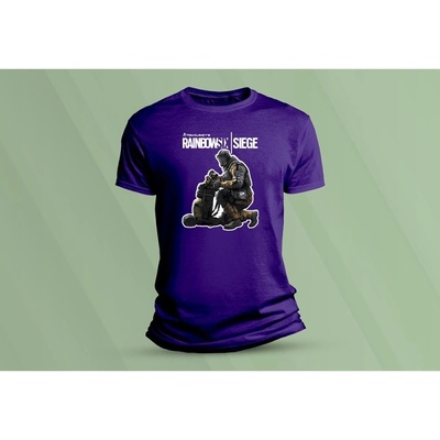 Sandratex dětské bavlněné tričko Rainbow six siege Lion. purpurová