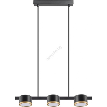 Polux LED Пендел MIRELLA 3xGX53/6W/230V черен (SA2136)