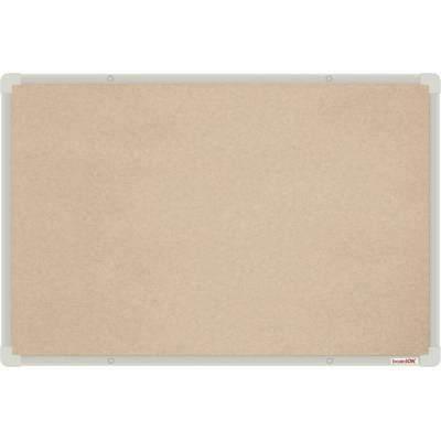 boardOK Textilní nástěnka se stříbrným rámem 600 x 900