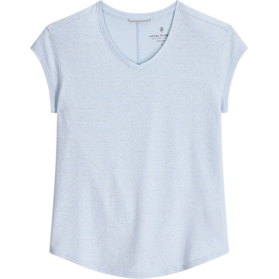 Royal Robbins Дамска тениска Royal Robbins Women's Vacationer V-Neck S/S T-shirt - Skyway Str (916-4587-0614)