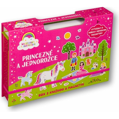 Princezné a jednorožce- Box s knižkou a magnetmi