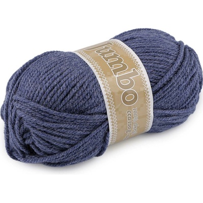 Pletací příze Jumbo 100 g Varianta: 44 (1138) modrá jeans, Balení: 1 ks