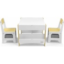 Milly Mally dětská sada stolečku a židliček Sven natural