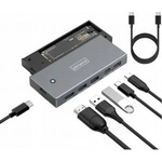 ZENWIRE HUB USB Zenwire HUB Case Pocket SSD M2 NVME Pcie SATA NGFF USB-C 3.2 HDMI 2.0 Adapter M. 2 10GBps Power Delivery 100W Zenwire MC501