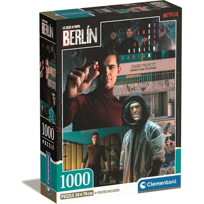 Clementoni La Casa de Papel Berlín Šéf 1000 dielov