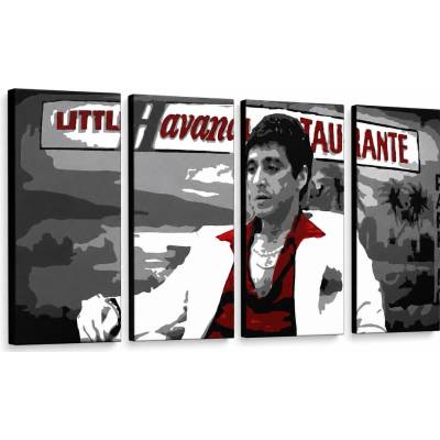 Ručne maľovaný POP Art obraz HAVANA - AL PACINO - 150x100 cm