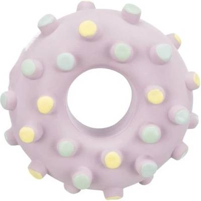 Trixie Mini latexový kroužek se špuntíky 8 cm