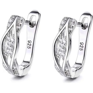 Silenti Jewelry Сребърни обеци "Геометрия
