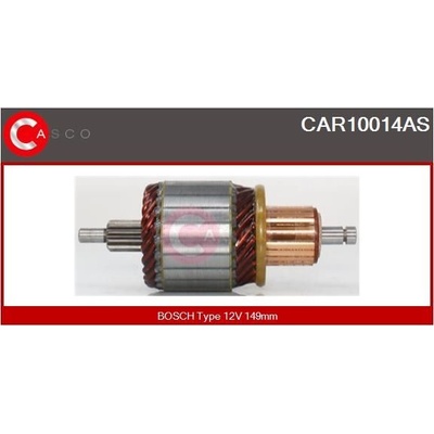 Rotor, štartér CASCO CAR10014AS