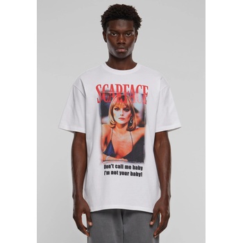 Mister Tee Тениска Scarface Don't call me baby Heavy Oversize Tee white XXLUB-MT3004-00220 - Тъмносив, размер L