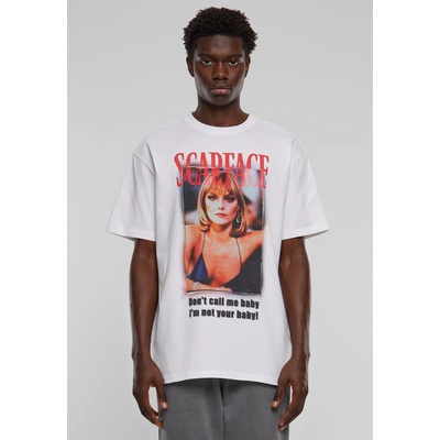 Mister Tee Тениска Scarface Don't call me baby Heavy Oversize Tee white XXLUB-MT3004-00220 - Тъмносив, размер L