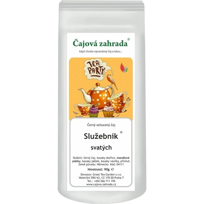 Čajová zahrada Služebník svatých černý ochucený čaj 1 kg