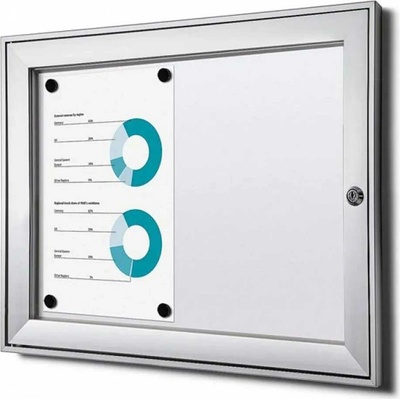 A-Z Reklama CZ Vitrína interier-exterier SCS2xA4B1 s protipožární certifikací B1 - 2xA4