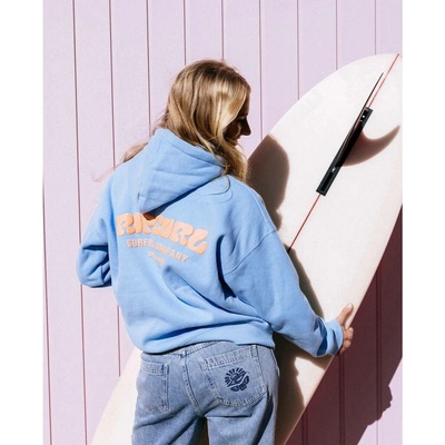 Rip Curl SURF PUFF HERITAGE HOOD Mid Blue