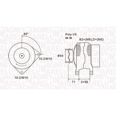 Generátor MAGNETI MARELLI 063731833010