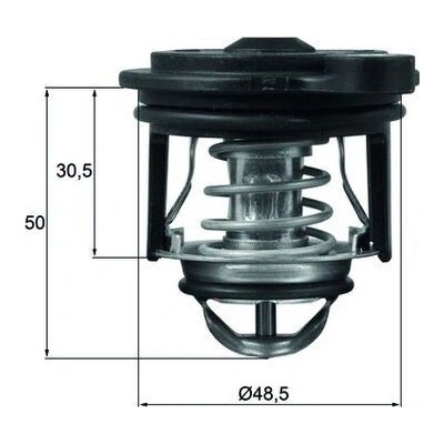 Termostat, chladivo MAHLE TI 246 50 (TI24650)