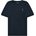 KnowledgeCotton Apparel Мъжка тениска KnowledgeCotton Apparel Regenerative Organic Cotton Chest Embroidery T-shirt - Total Eclipse (216-8560-0211)