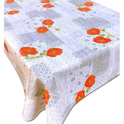 Obrus PVC 3581473, metráž, 20 m x 140 cm, vlčie maky, IMPOL TRADE