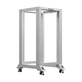 Image 1 of Lanberg Комуникационен шкаф, Lanberg open rack 19" 22U 600x800, grey (OR01-6822-S)