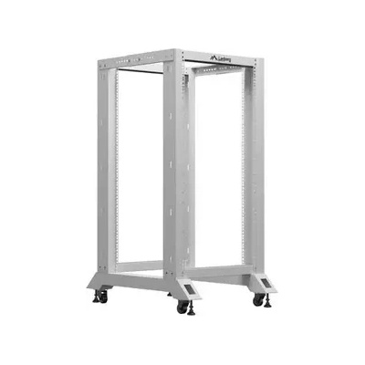 Lanberg Комуникационен шкаф, Lanberg open rack 19" 22U 600x800, grey (OR01-6822-S)