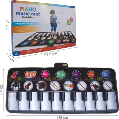 MalPlay Interaktívna podložka piáno