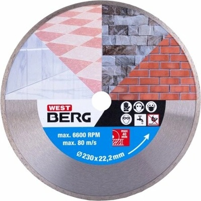 kotúč diamantový 230mm DIAMANT plný
