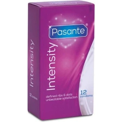Pasante 12 бр. Релефни презервативи Pasante Intensity