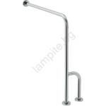 Bemeta Опорна дръжка 23x86, 6 см неръждаема стомана/сребрист (BD0180)