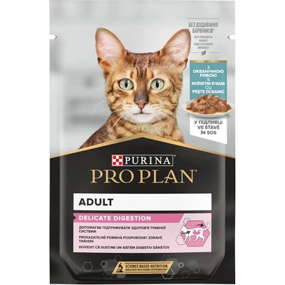 Pro Plan Cat Adult Delicate mořské ryby 9 x 85 g