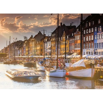 Ravensburger - Puzzle Scandinavian Places: Sunset in Copenhagen - 500 piese