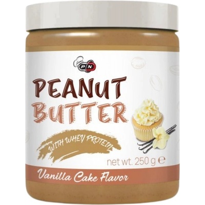 PURE Nutrition USA Peanut Butter with Whey Protein [250 грама] Ванилов кейк