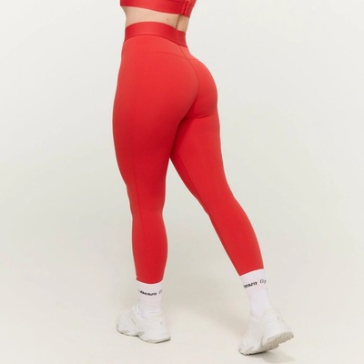 GymBeam dámske legíny Limitless Hot Red