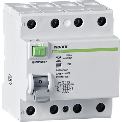 Noark Ex9CL-100 4P 80A A 300mA S
