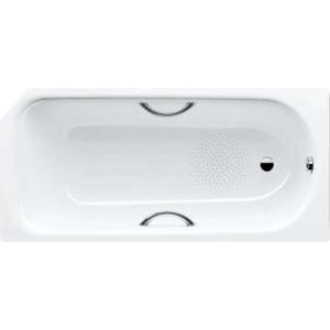 KALDEWEI Advantage - Правоъгълна вана Saniform V2 Star 332, 160x70 см, с отвори за дръжки, противоплъзгаща повърхност, бяла 134130000001 (134130000001)