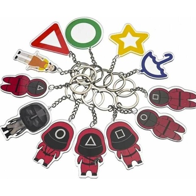 Přívěsek na klíče Squid Game Hra na oliheň Akrylová 2D