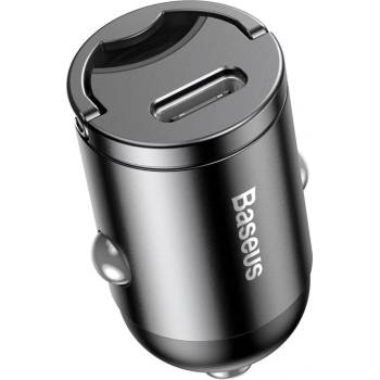 Baseus Мини зарядно за кола Baseus Tiny Star Mini PPS Type-C Port 30W Сиво (BSU962GRY)