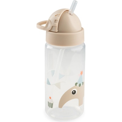 Done by Deer Fľaša so slamkou Celebration piesková 350 ml