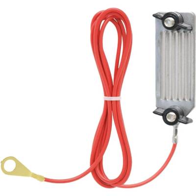 Připojovací červený kabel na pásku elektrického ohradníku - 130 cm