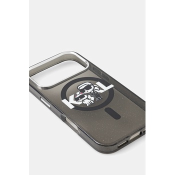 KARL LAGERFELD Кейс за телефон Karl Lagerfeld iPhone 17 Pro (KLHMP17LHGKCGKBK)