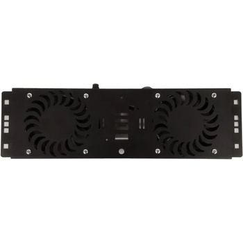 Image 1 of MIRSAN mr. fan2on. 01 : : Вентилаторен блок за 19" шкаф, 2 вентилатора, черен (mr.fan2on.01)