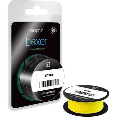 Delphin šňůra Boxer 4 Fluo žlutá 10m 0,70mm