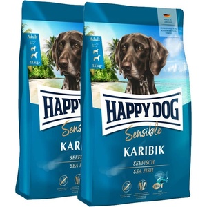 Happy Dog Sensible Карибите 2 x 11 кг
