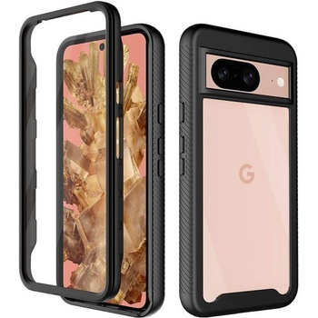 Tech-Protect Цялостен Калъф за Google Pixel 8A, Tech-Protect Defense 360 Pro Case, Черен (5949419082298)