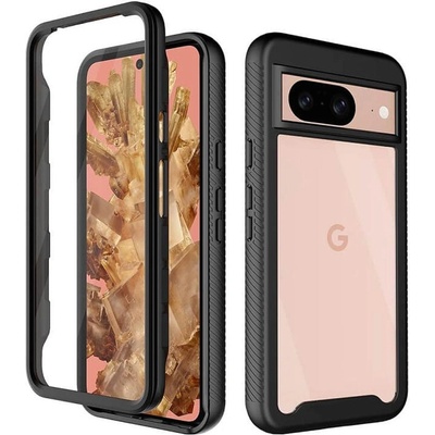 Tech-Protect Цялостен Калъф за Google Pixel 8A, Tech-Protect Defense 360 Pro Case, Черен (5949419082298)