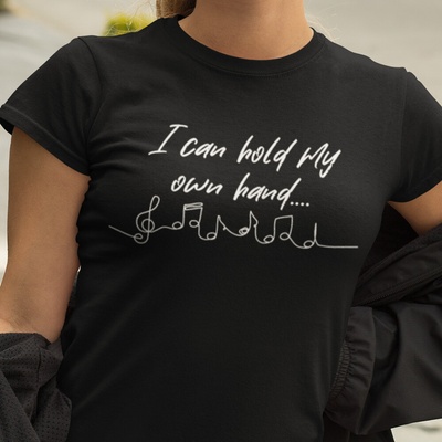 Tričko s potlačou I Can Hold... čierna