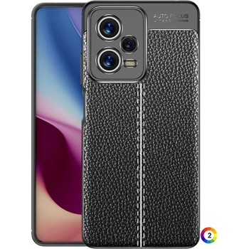 Xiaomi Redmi Note 12 Pro 5G / Poco X5 Pro 5G Удароустойчив Litchi Skin Калъф и Протектор